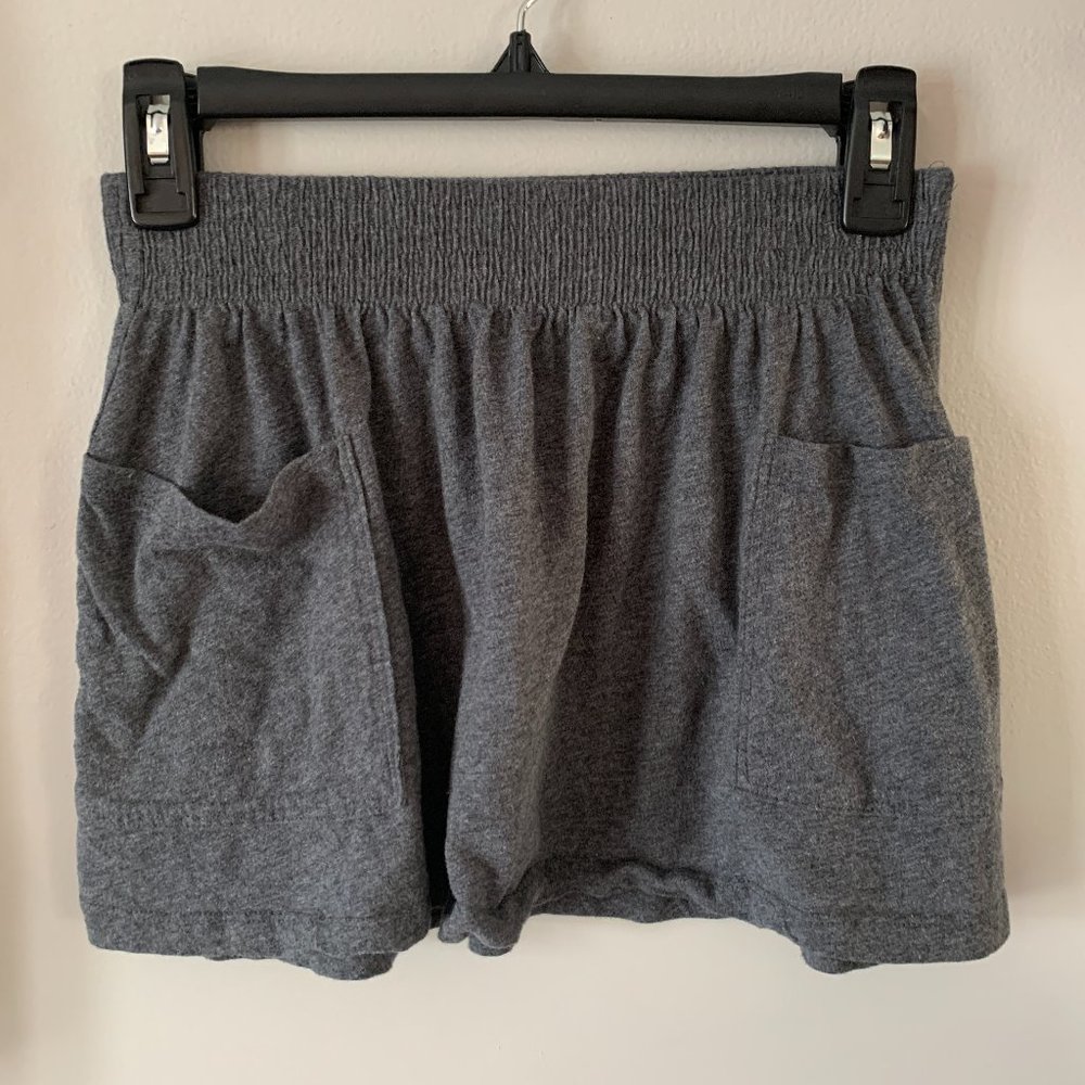 Cotton mini skirt w/ pockets
